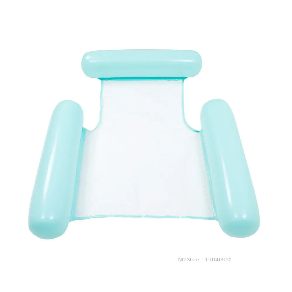 Inflatable Water Hammock Recliner Multi Purpose Floating Swimming Mattress