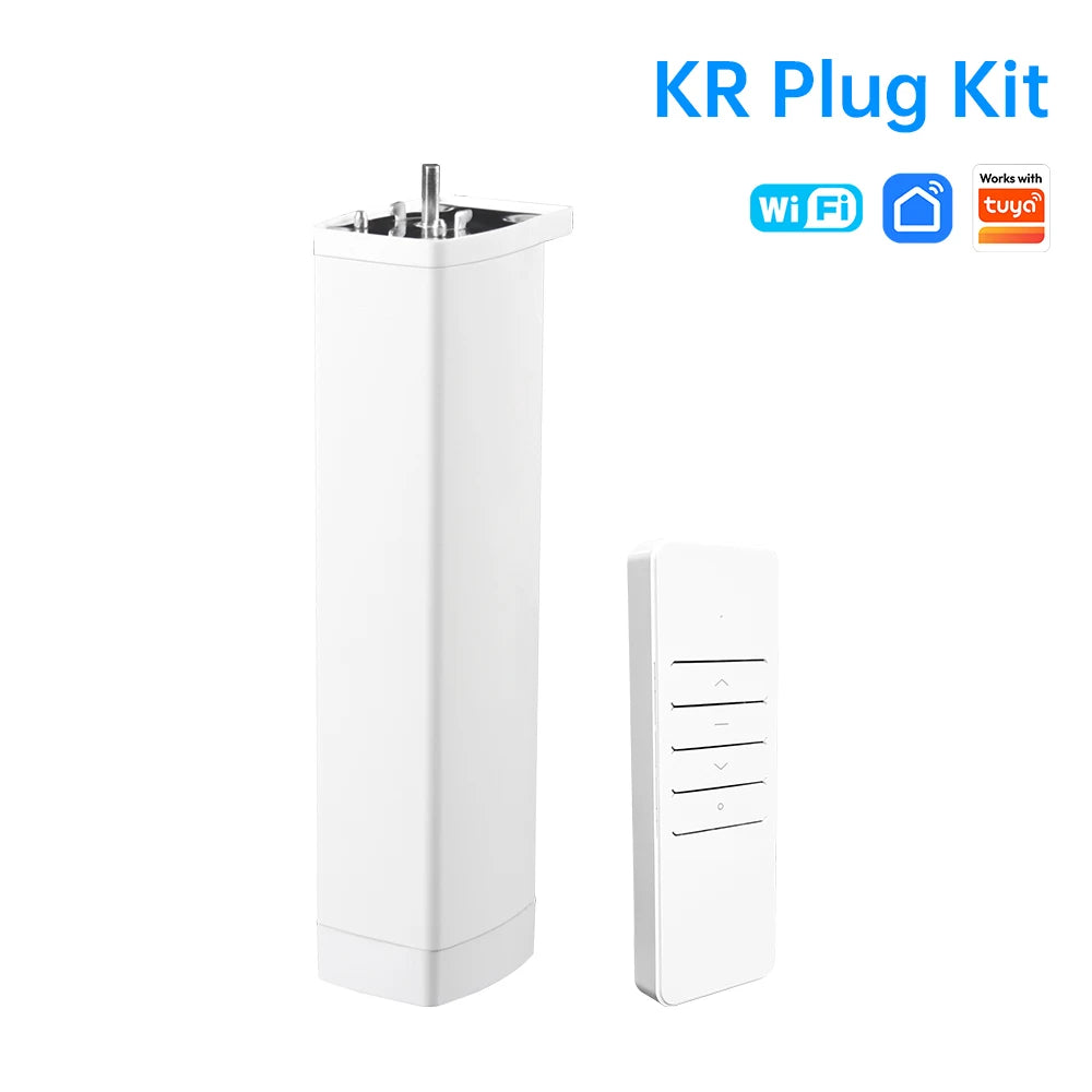 Tuya Smart Electric Curtain Shutter Motor | WiFi / Zigbee Automatic Track Driver with RF Remote