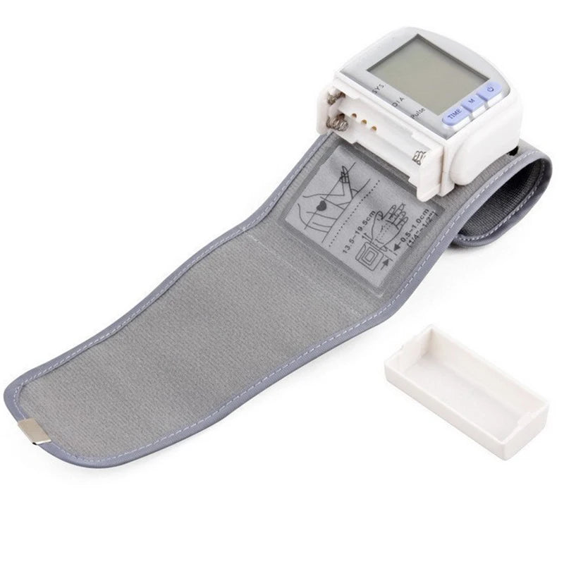 Digital Wrist Blood Pressure Monitor – Automatic Heart Rate & Pulse Meter