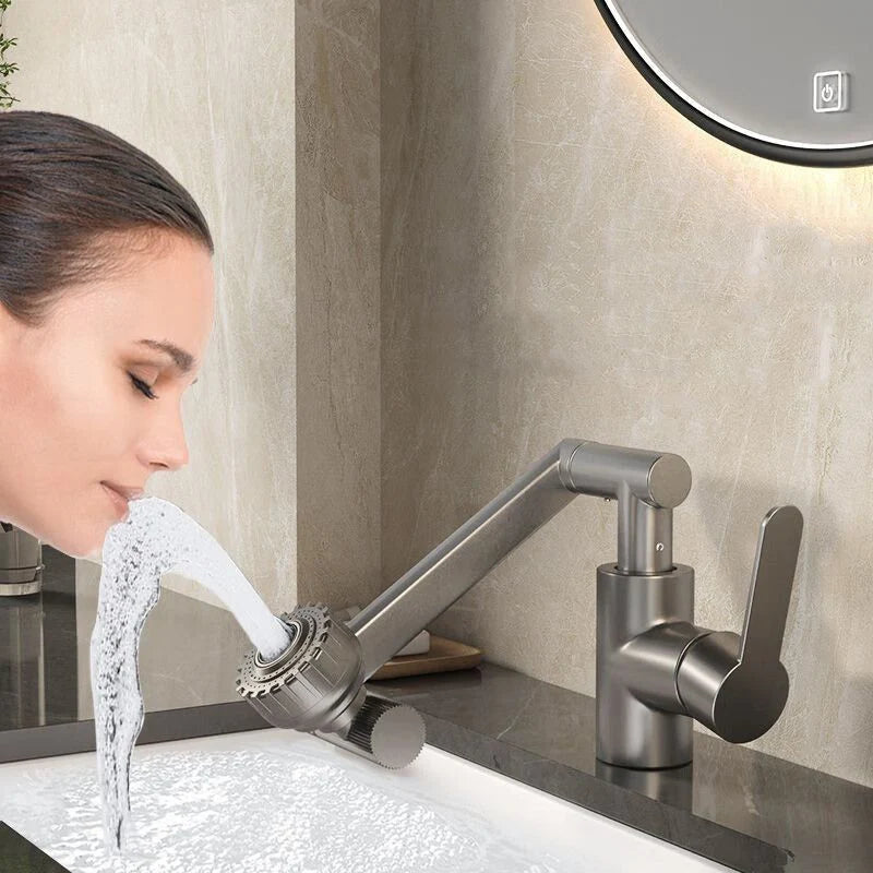 Universal Rotating Basin Faucet Multi-Function Booster Hot & Cold Wash Basin Tap