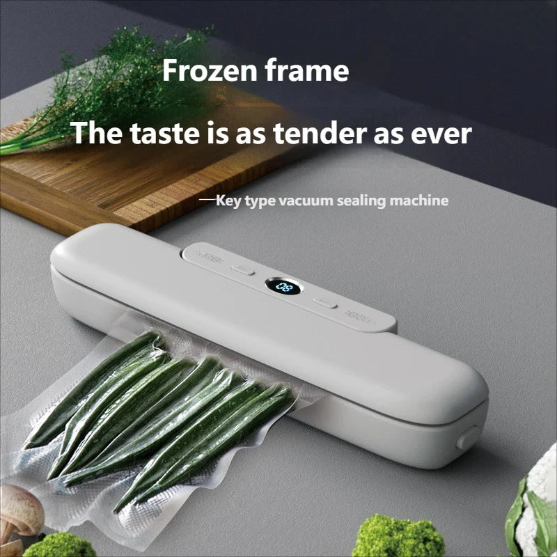 HOMEFISH Household Vacuum Sealing Machine | Small Food Preservation & Compression Packaging Device