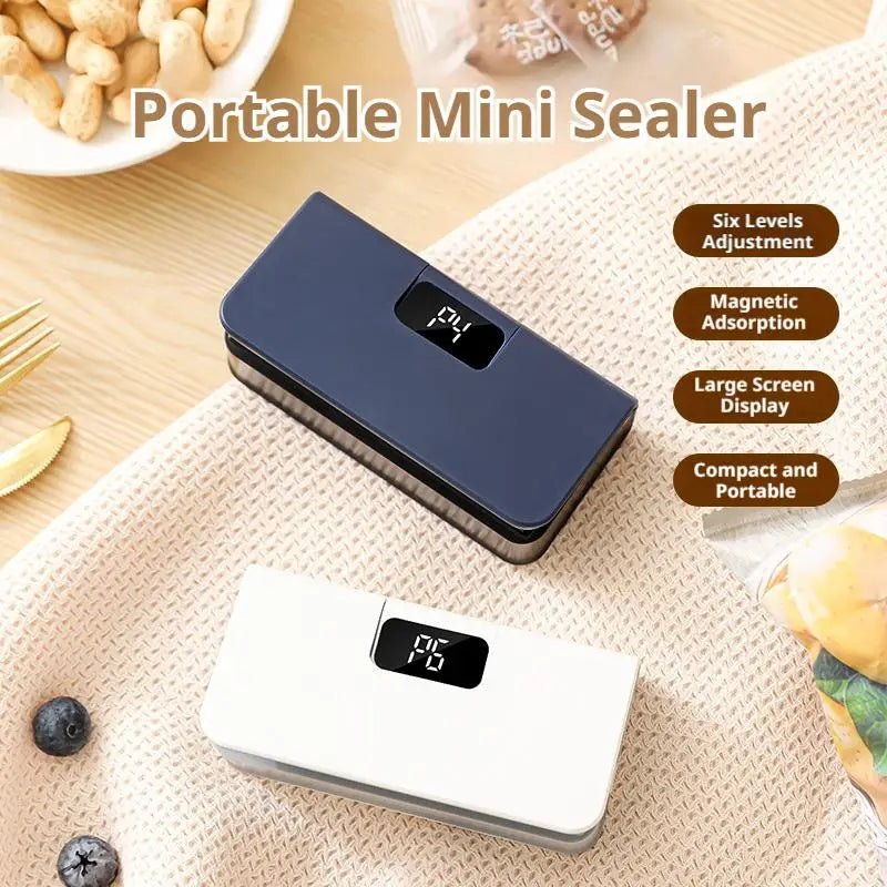 2-in-1 Rechargeable Mini Bag Sealer with Cutter