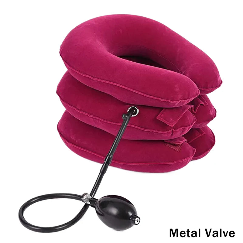Inflatable Neck Pillow for Daily Relaxation & Posture Support – Adjustable Design