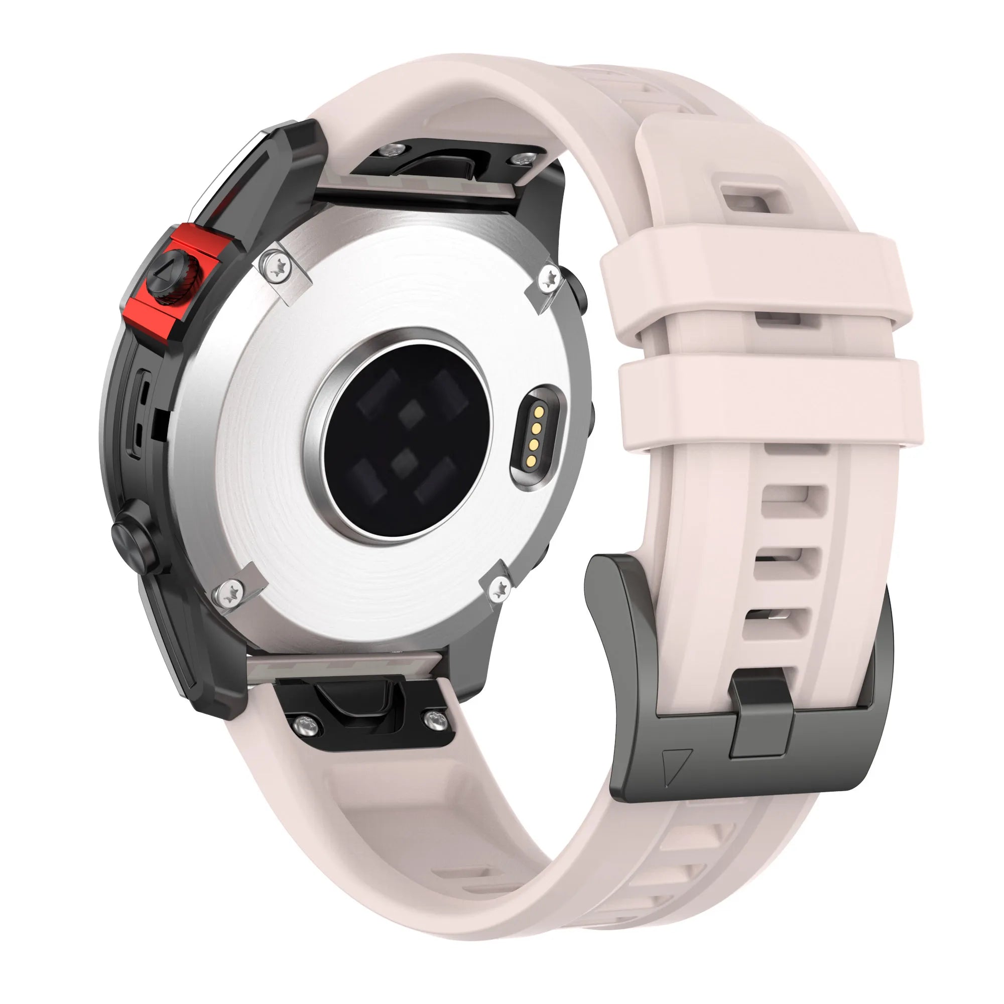 Premium QuickFit Silicone Sport Band for Garmin Fenix 7/6/5 Series | Durable Replacement Strap (20mm, 22mm, 26mm)
