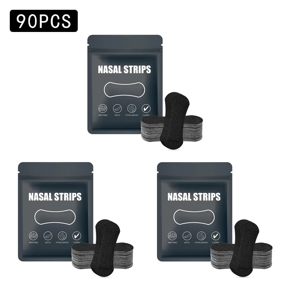 Anti-Snoring Nasal Strips | Physical Expansion Nose Patches for Better Breathing & Sleep