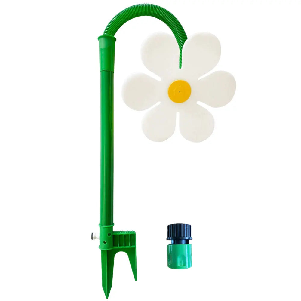 Crazy Daisy Sprinkler 360 Rotating Dancing Flower Water Sprinkler Adjustable Lawn Sprinkler for Yard Watering
