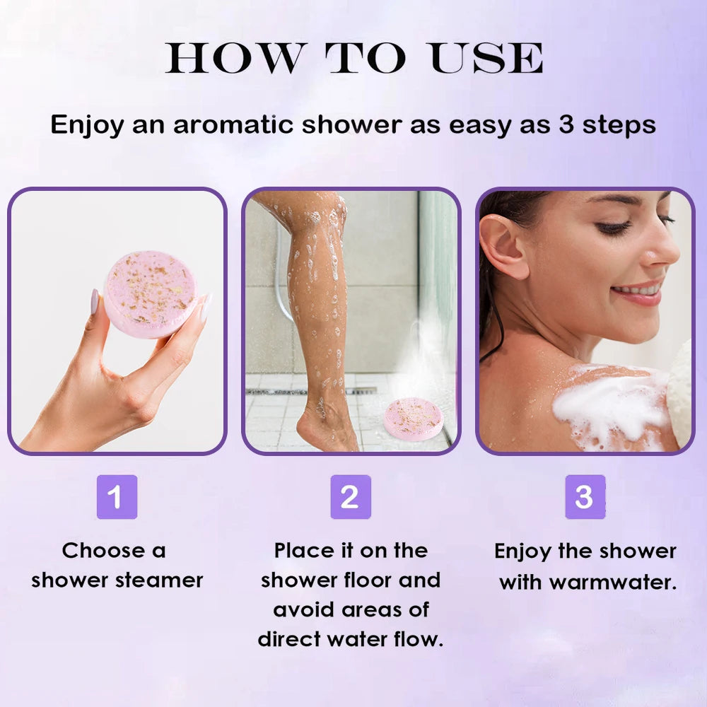Aromatherapy Shower Steamers – 12 Pack Relaxation Gift Set