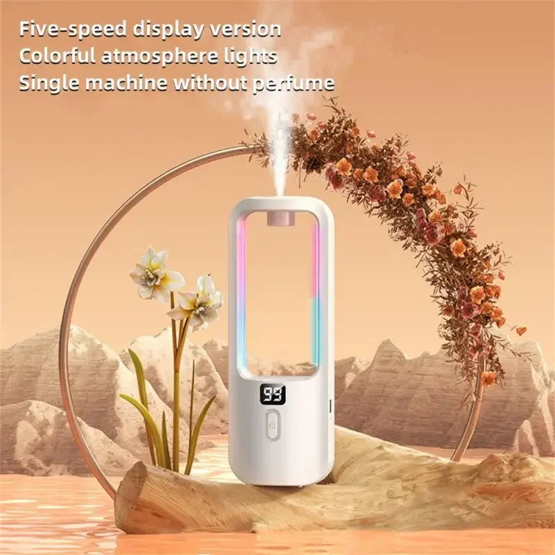 Smart Fragrance Aromatherapy Machine | Wall-Mounted & Desktop Automatic Diffuser with Colorful Night Light