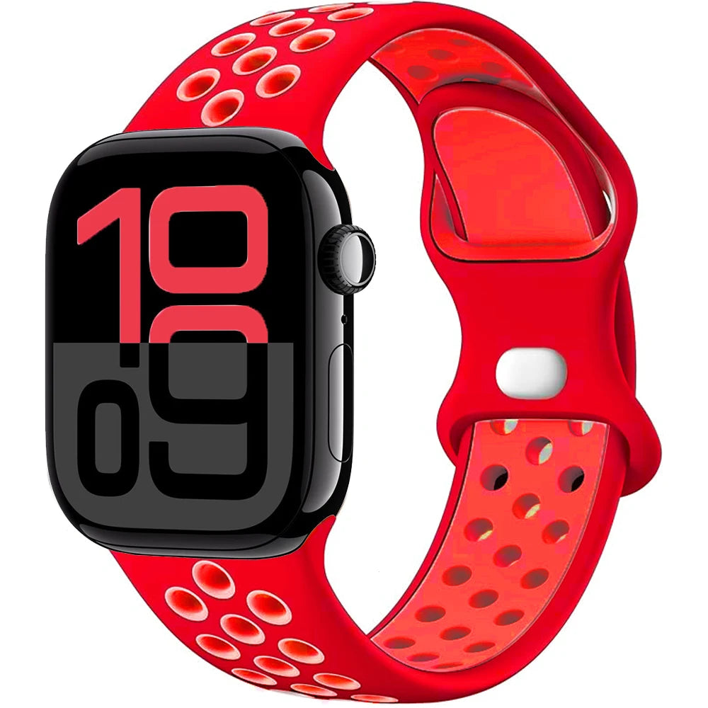 Apple Watch Silicone Strap | Unique Transparent & Speckled Designs | Compatible with All Series (40mm - 49mm, Series 1-11 & Ultra)