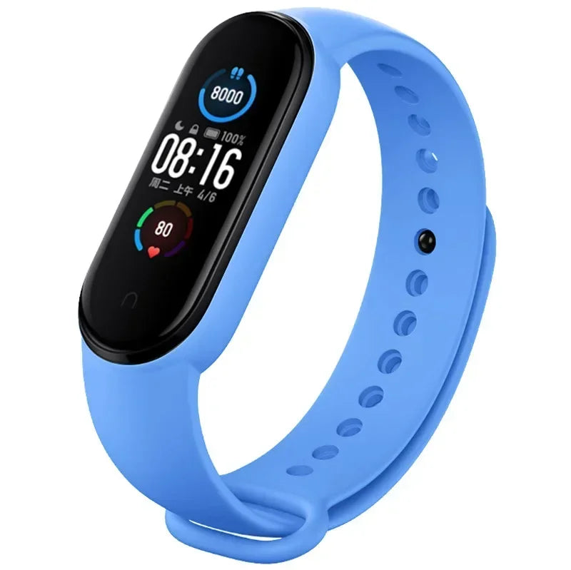 Premium Silicone Strap for Xiaomi Mi Band 7/6/5/4/3 | Colorful Replacement Wristband