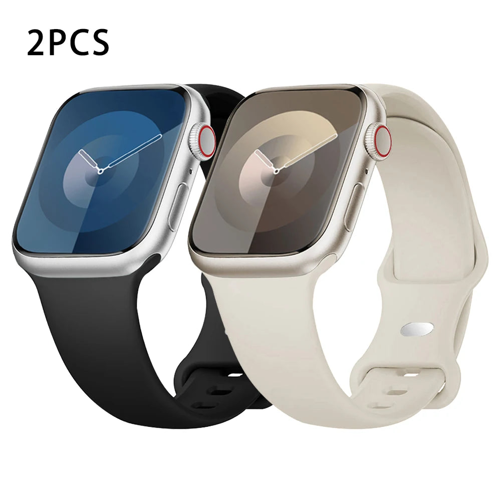 Apple Watch Silicone Sport Band | Soft & Durable Replacement Strap for Apple Watch (38mm - 49mm, Series 1-11, SE & Ultra 2)