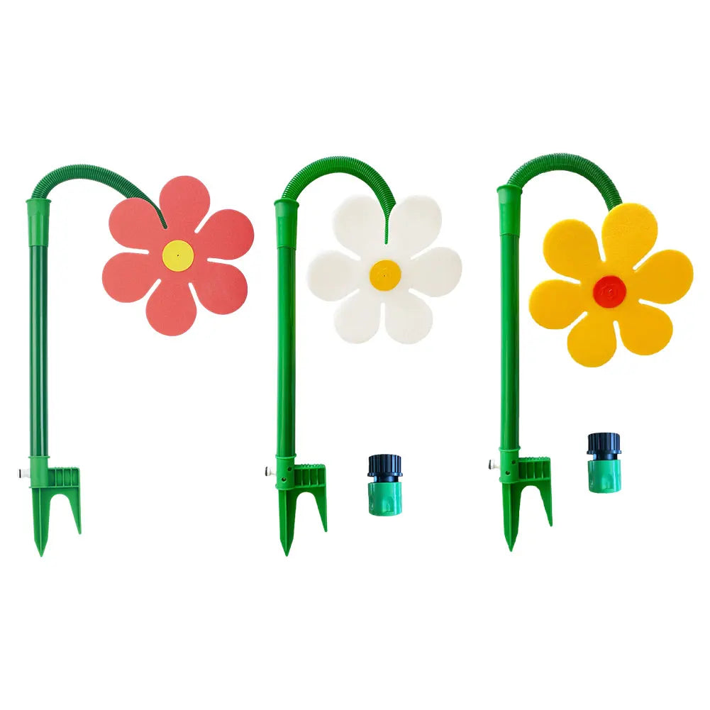 Crazy Daisy Sprinkler 360 Rotating Dancing Flower Water Sprinkler Adjustable Lawn Sprinkler for Yard Watering