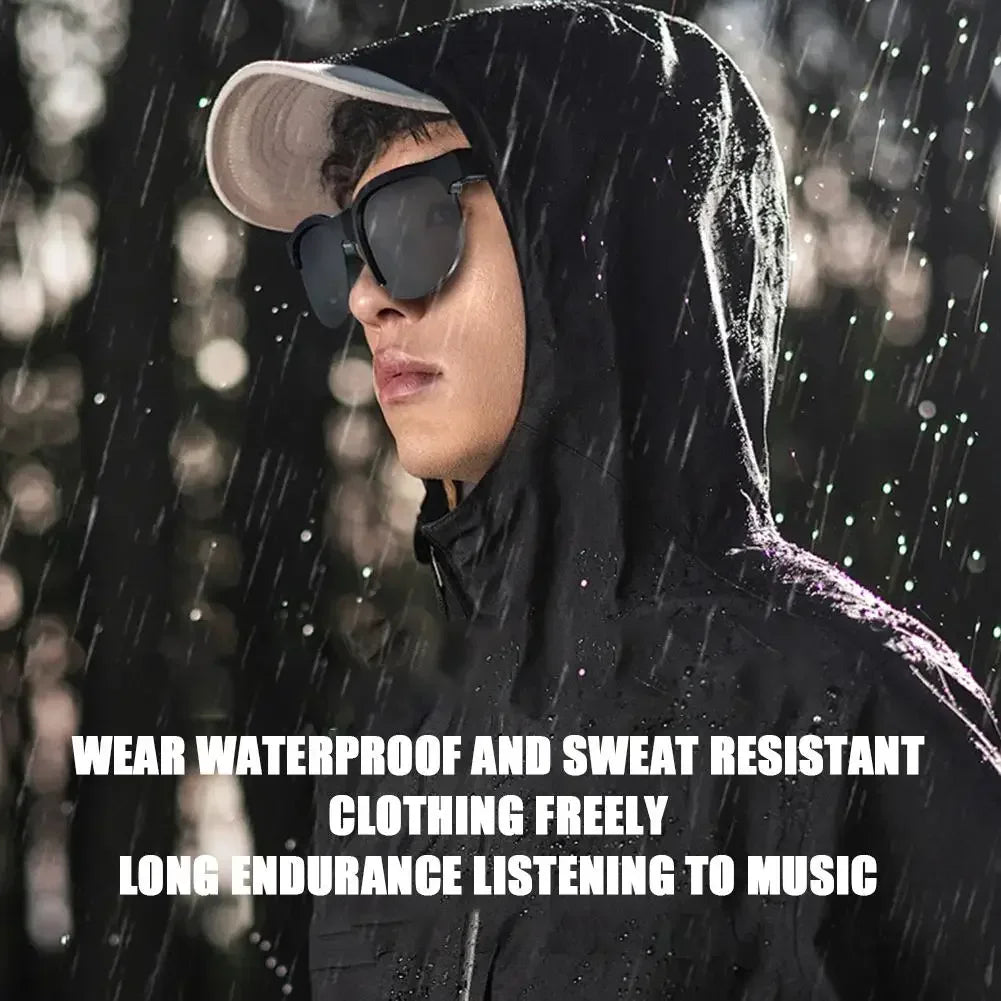 Lenovo AI Smart Glasses | Bluetooth Sunglasses with AI Translation, HD Camera & Music Playback
