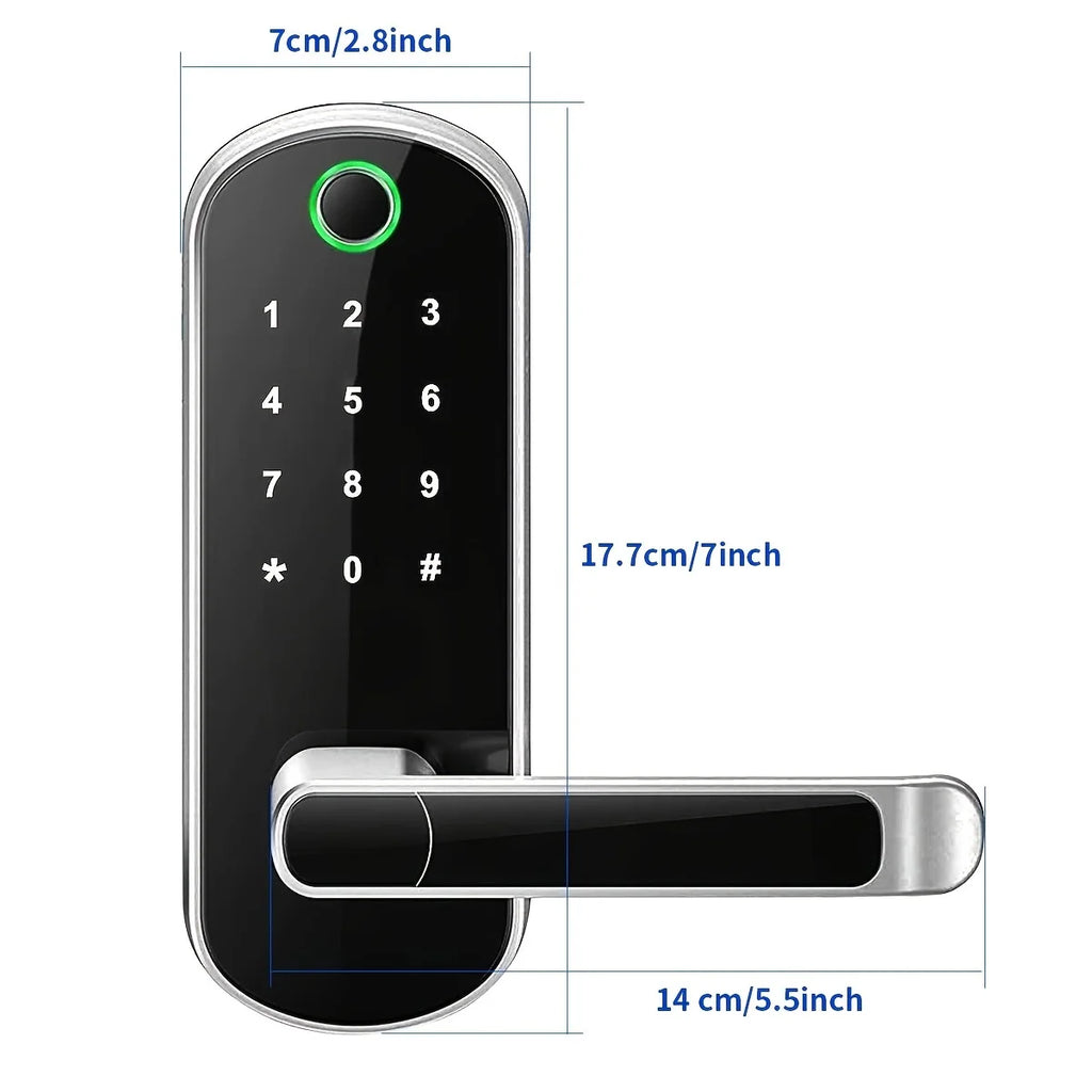 Smart Fingerprint Door Lock with App Remote Control