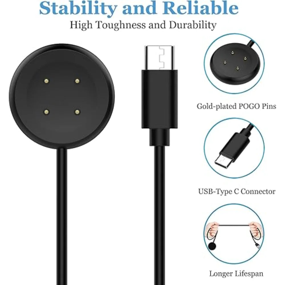 USB-C Magnetic Charging Cable for Google Pixel Watch 3/2 | Fast & Safe Replacement Charger