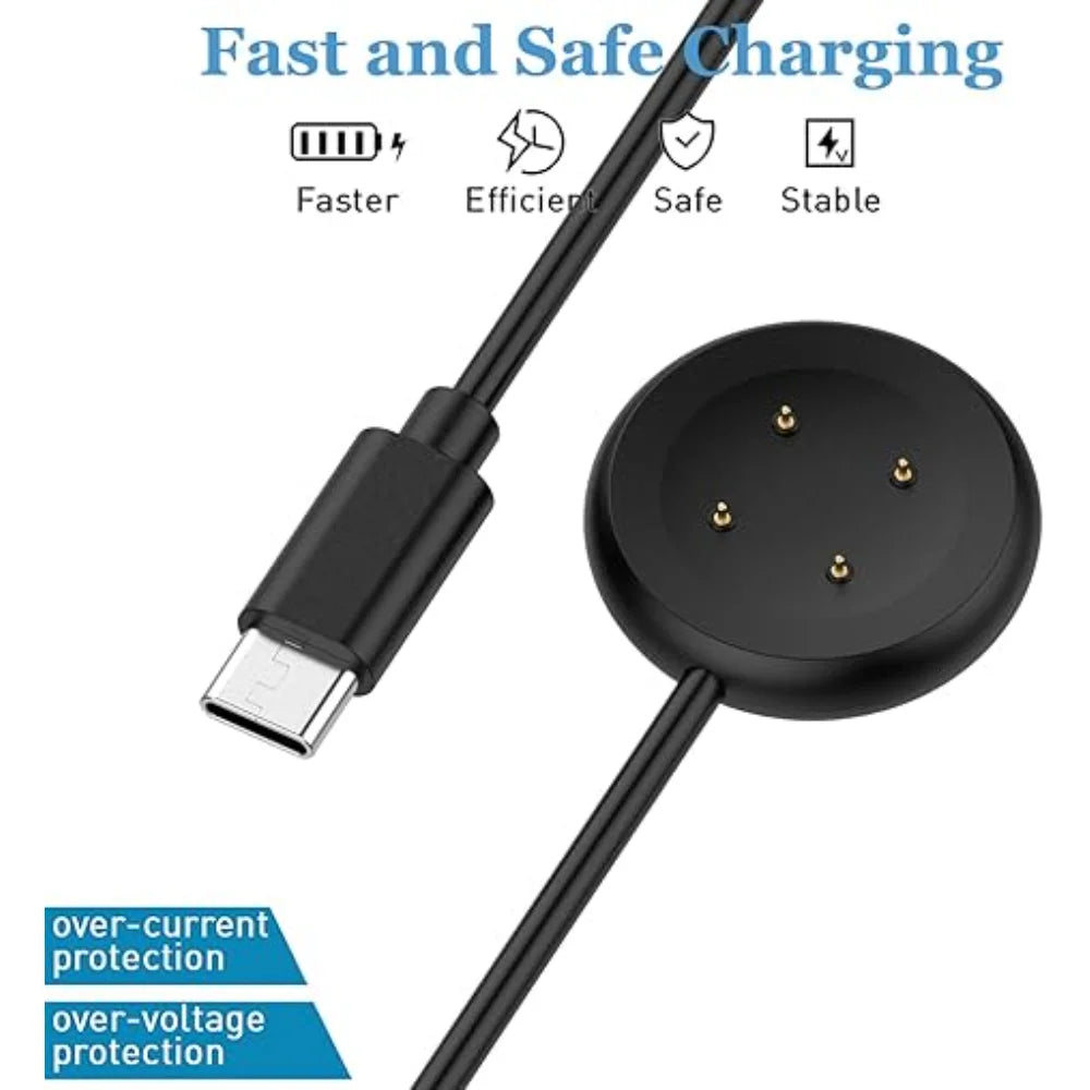 USB-C Magnetic Charging Cable for Google Pixel Watch 3/2 | Fast & Safe Replacement Charger