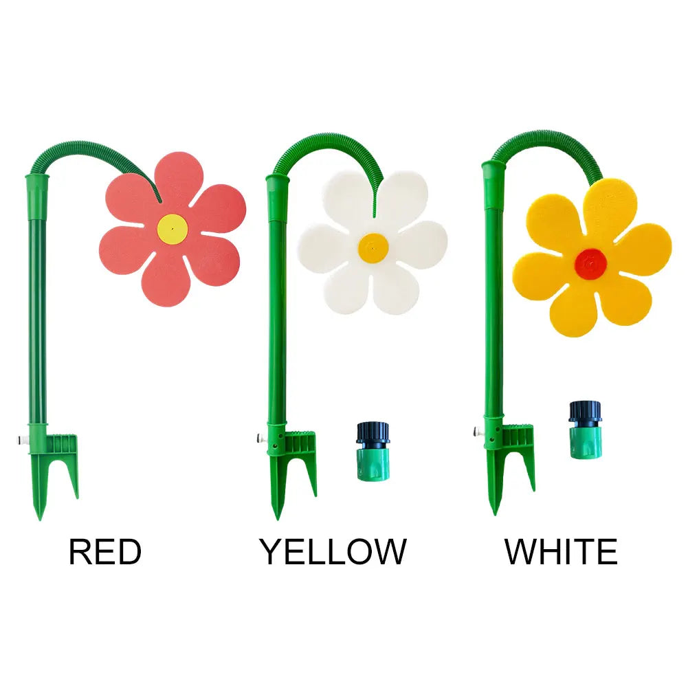 Crazy Daisy Sprinkler 360 Rotating Dancing Flower Water Sprinkler Adjustable Lawn Sprinkler for Yard Watering