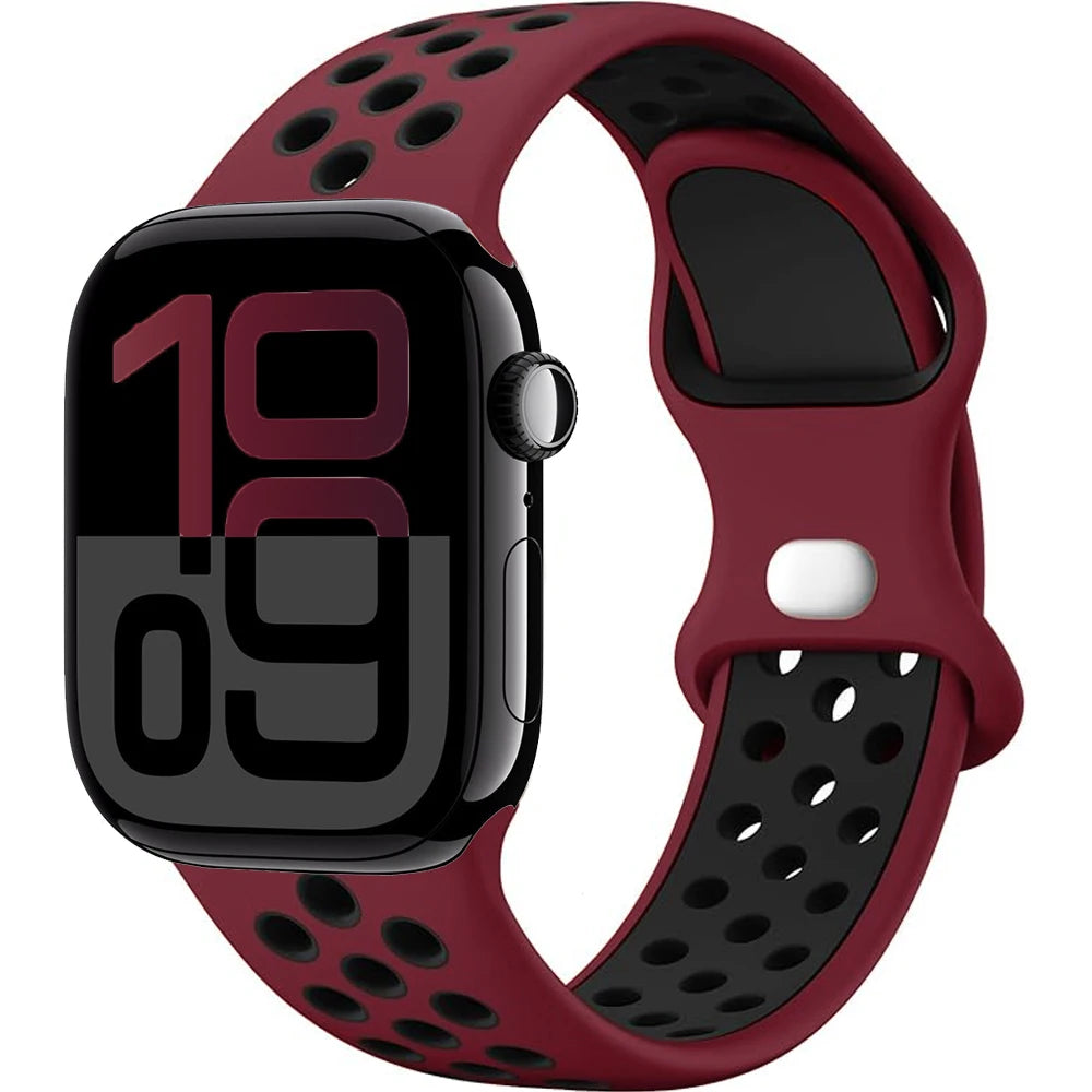 Apple Watch Silicone Strap | Unique Transparent & Speckled Designs | Compatible with All Series (40mm - 49mm, Series 1-11 & Ultra)