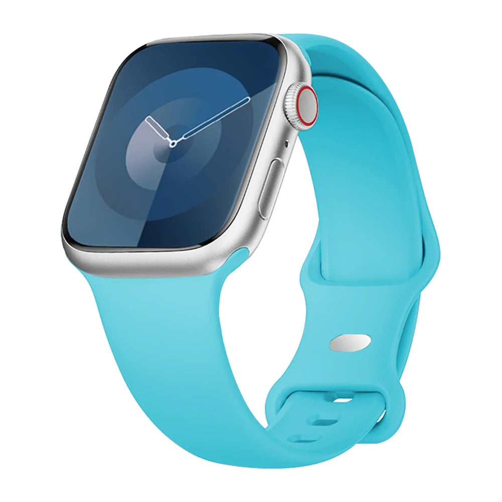 Apple Watch Silicone Sport Band | Soft & Durable Replacement Strap for Apple Watch (38mm - 49mm, Series 1-11, SE & Ultra 2)