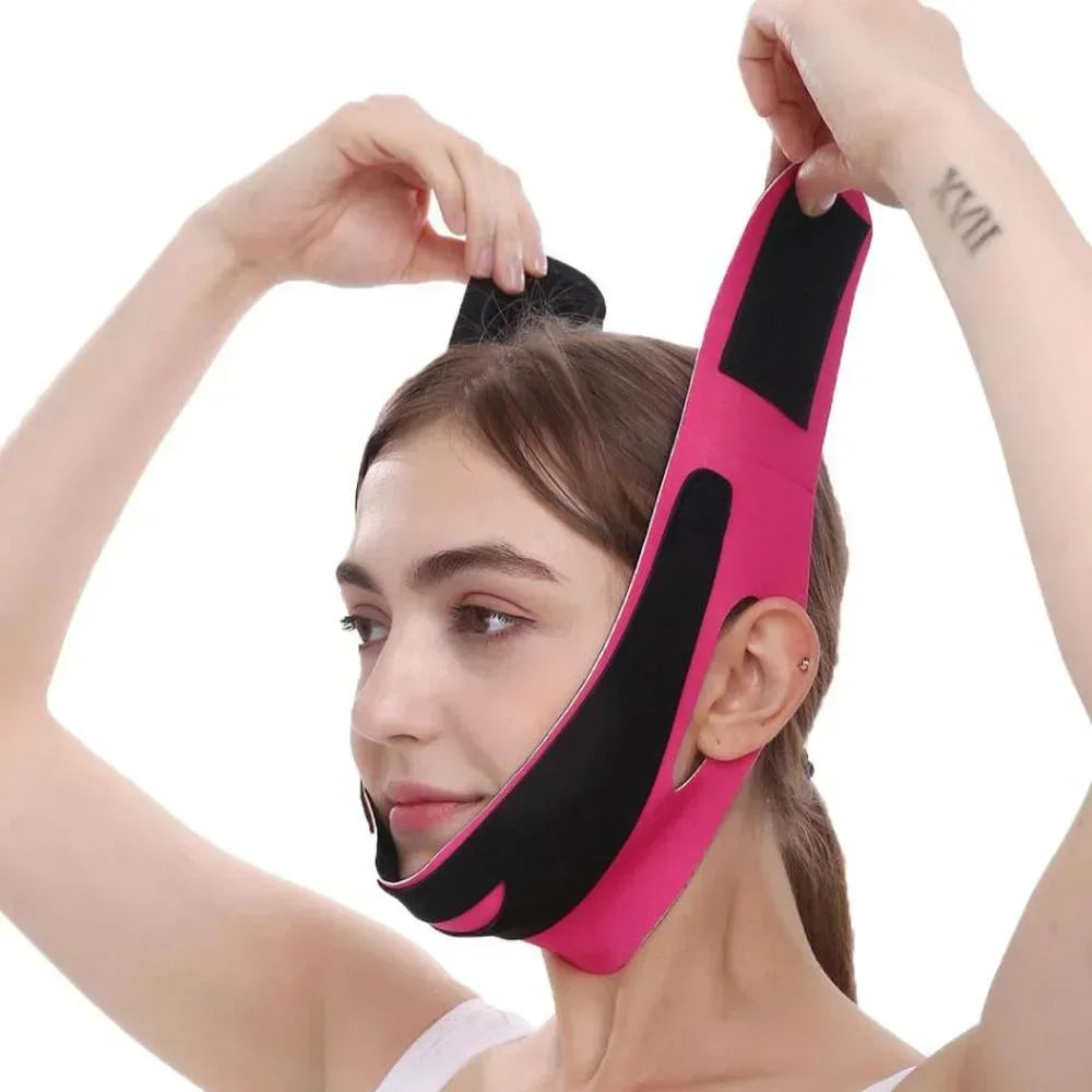 Elastic Face Slimming Bandage V Line Shaper | Chin & Cheek Lift-Up Belt for Women Facial Massager & Skin Care Tool