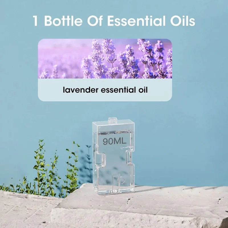 Essential Oil Diffuser | Rechargeable Automatic Sensor Aromatherapy Machine with Night Light