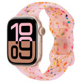 Apple Watch Silicone Strap | Unique Transparent & Speckled Designs | Compatible with All Series (40mm - 49mm, Series 1-11 & Ultra)