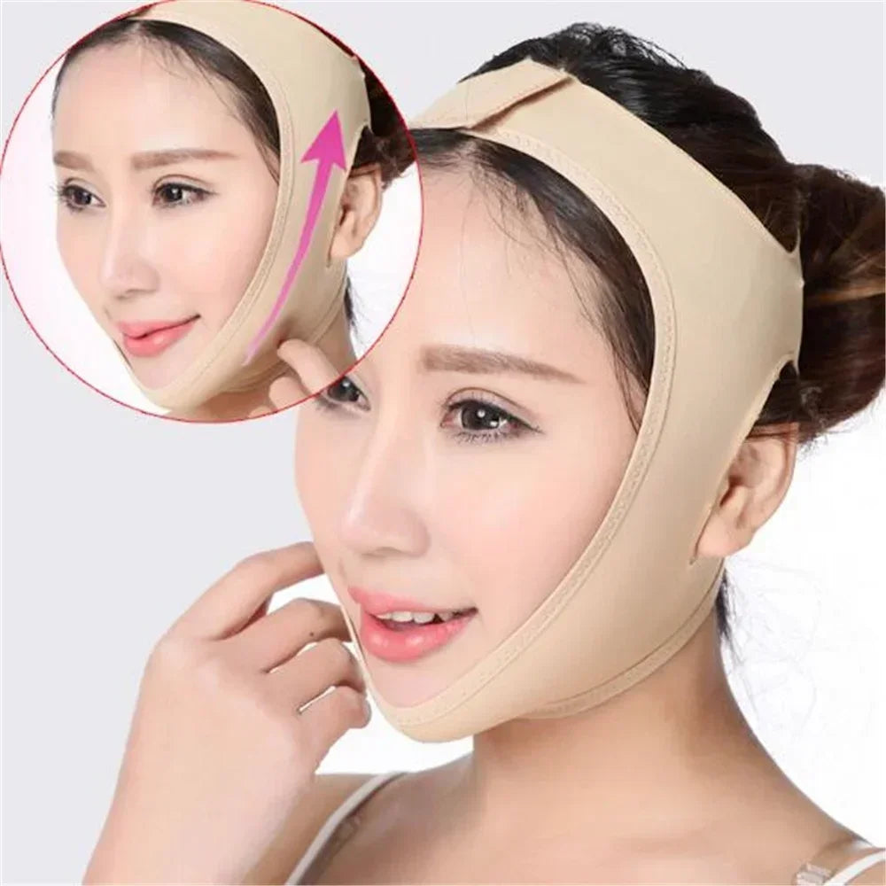 Elastic Face Slimming Bandage V Line Shaper | Chin & Cheek Lift-Up Belt for Women Facial Massager & Skin Care Tool