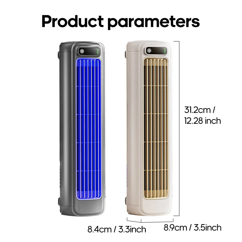 Kinscoter M60 Portable Bladeless Fan | Rechargeable USB Air Circulator