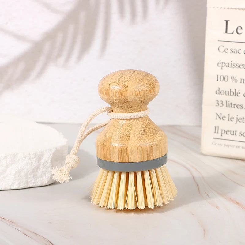 Household Cleaning Brush 2-in-1 Handle Set | Dishwashing Scrubber with Removable Liquid Soap Dispenser