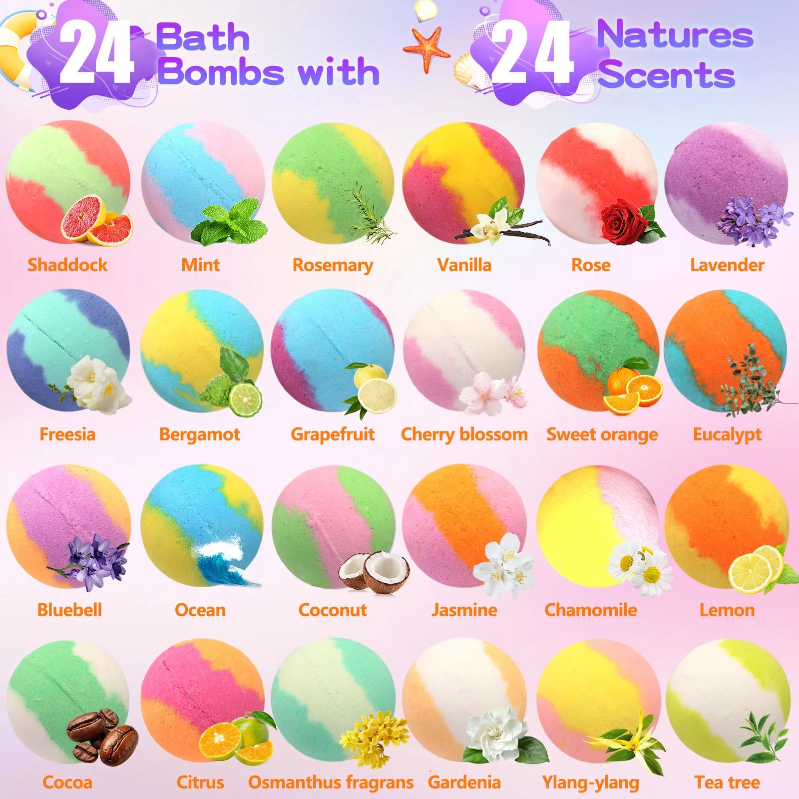 Kids' Surprise Bath Bomb Set – Natural Organic Bubble Bath Fizzies