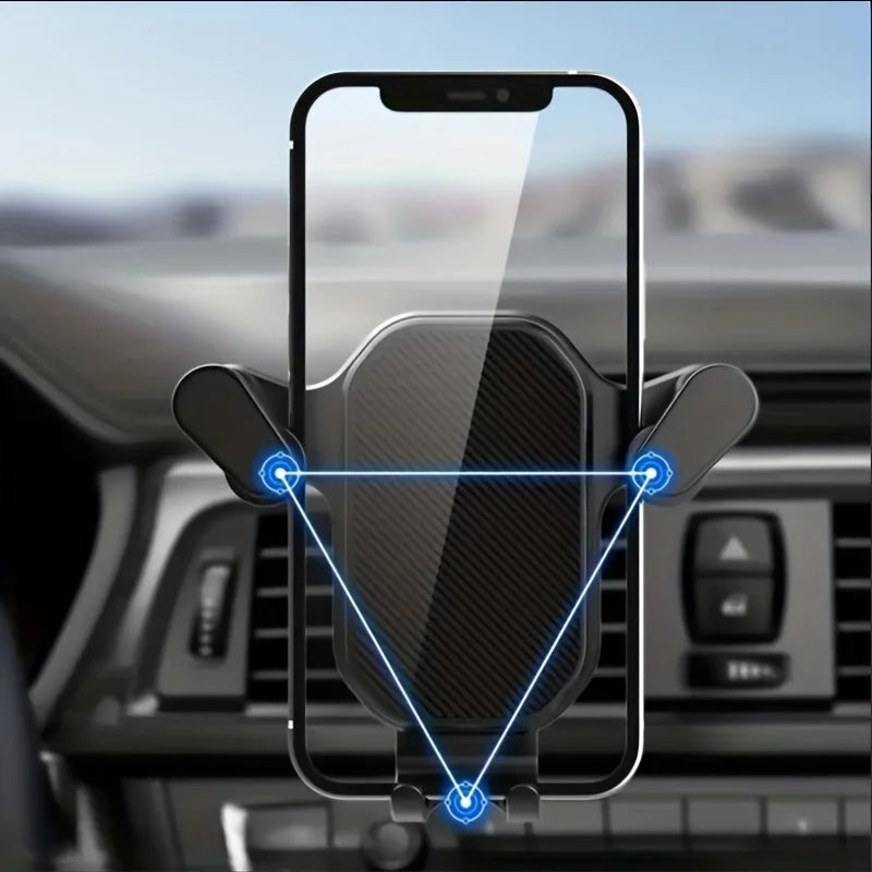 Universal Car Air Vent Phone Holder Mount | Stable Gravity Support for 4.7–6.7 Inch Smartphones