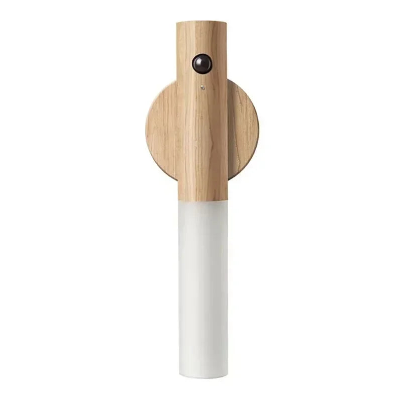 LED Magnetic Wall Sconce Light | Rechargeable Dimmable Wall-Mounted Lamp with Remote & 360° Rotation