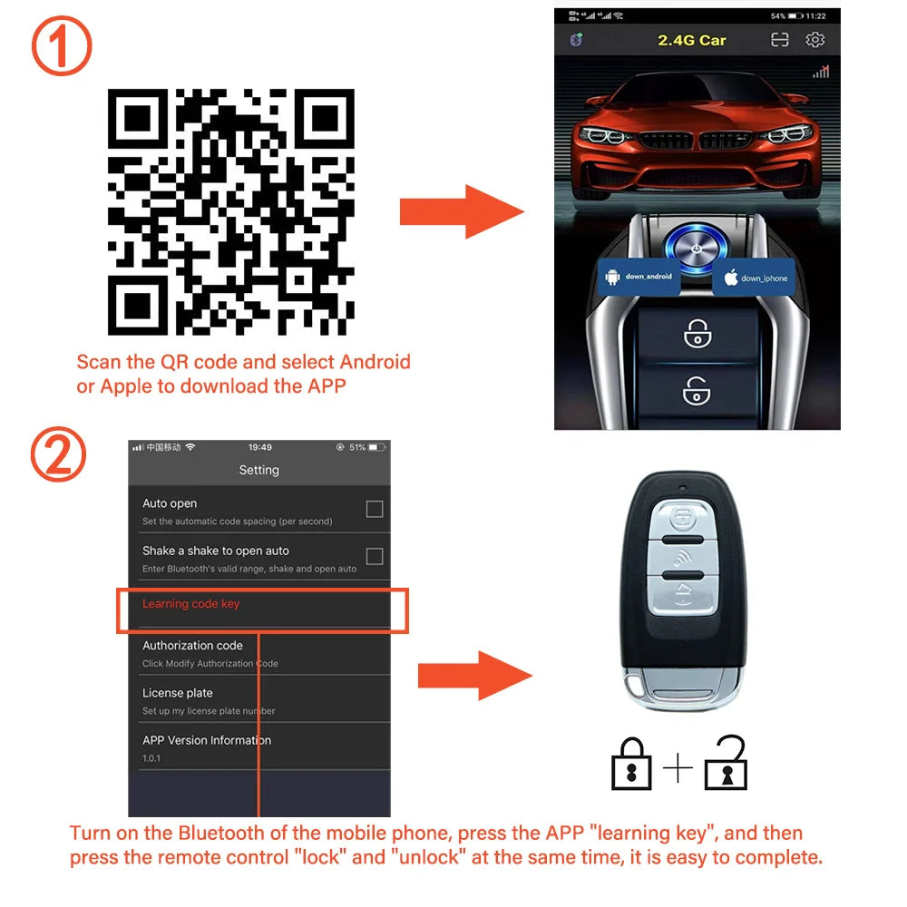 Smart Keyless Push Start & Remote Engine System