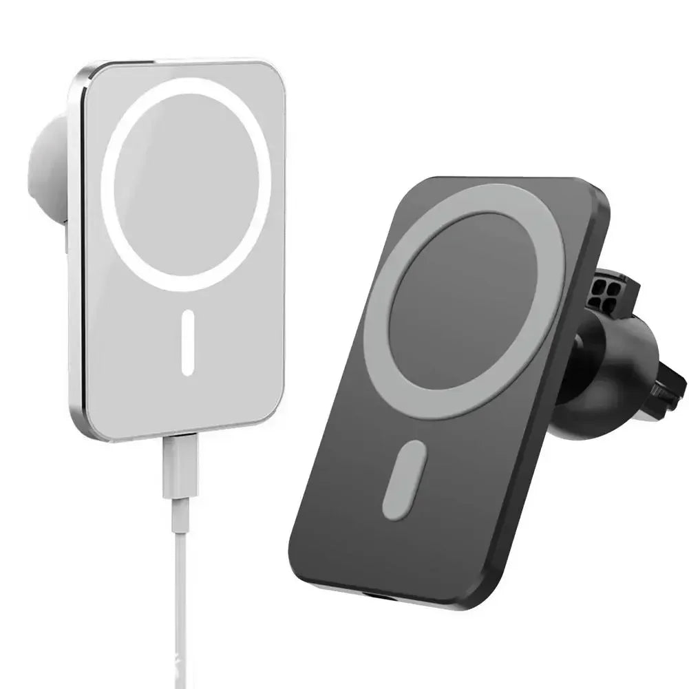 15W Magnetic Wireless Car Charger Mount | Air Vent Phone Holder for iPhone 12/13/14/15 Pro Max