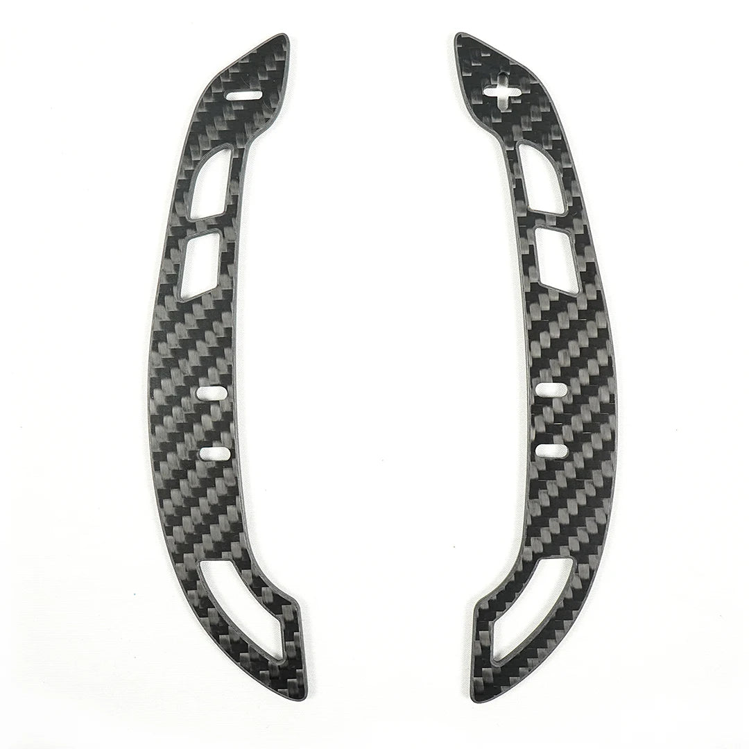 Magnetic Carbon Fiber Steering Wheel Paddle Shifter Extensions – High-Performance Shift Retrofit