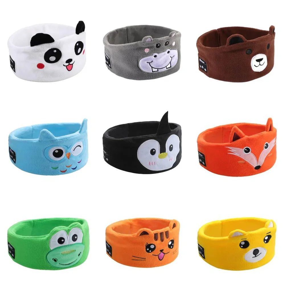 Kids Bluetooth Headphone Sleep Mask | Soft Wireless Music Headband for Children