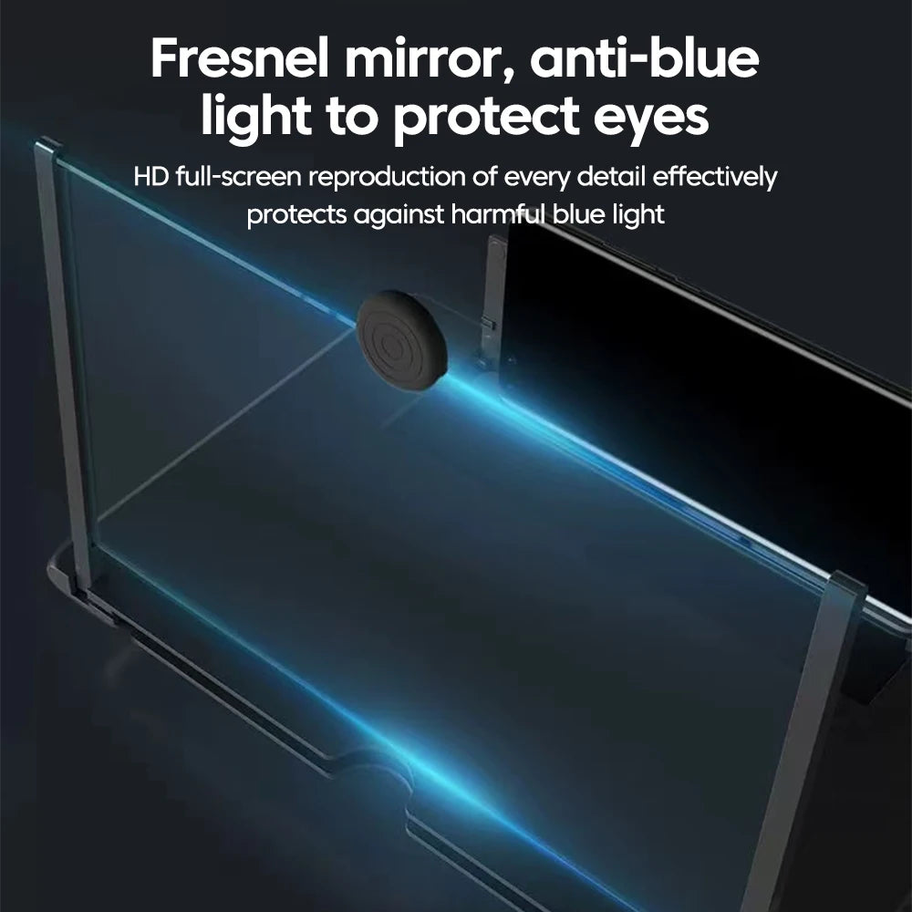 Ultra HD Cell Phone Screen Amplifier Portable Mobile Video Magnifier Stand