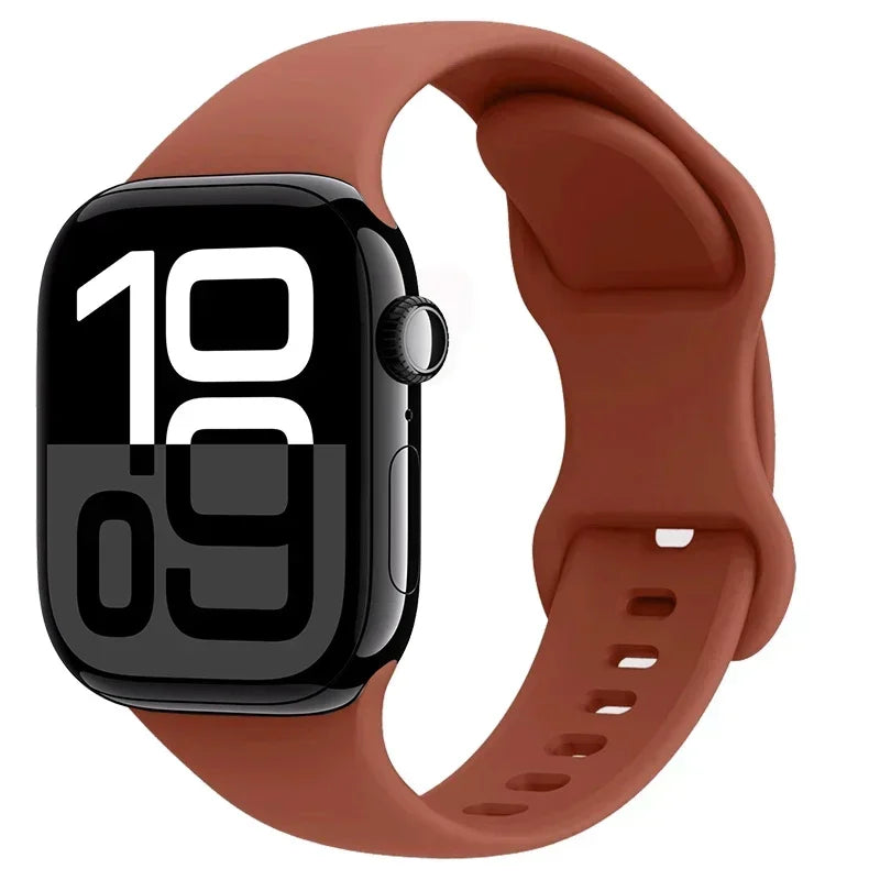 Apple Watch Sport Silicone Band | Premium Soft Replacement Strap for Apple Watch Series (38mm - 49mm, Series 1-11 & Ultra)