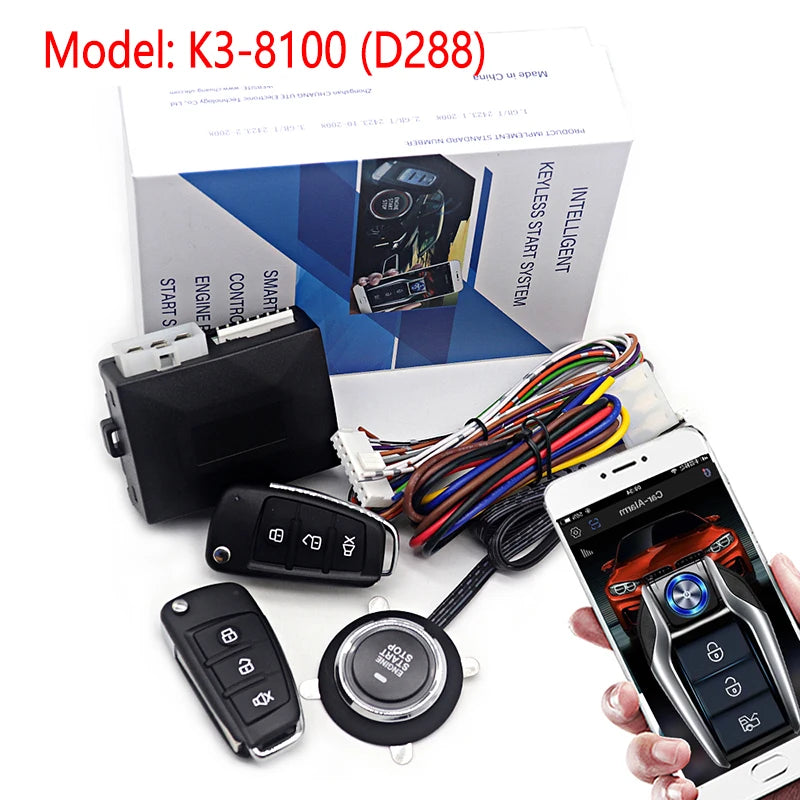 Smart Keyless Push Start & Remote Engine System