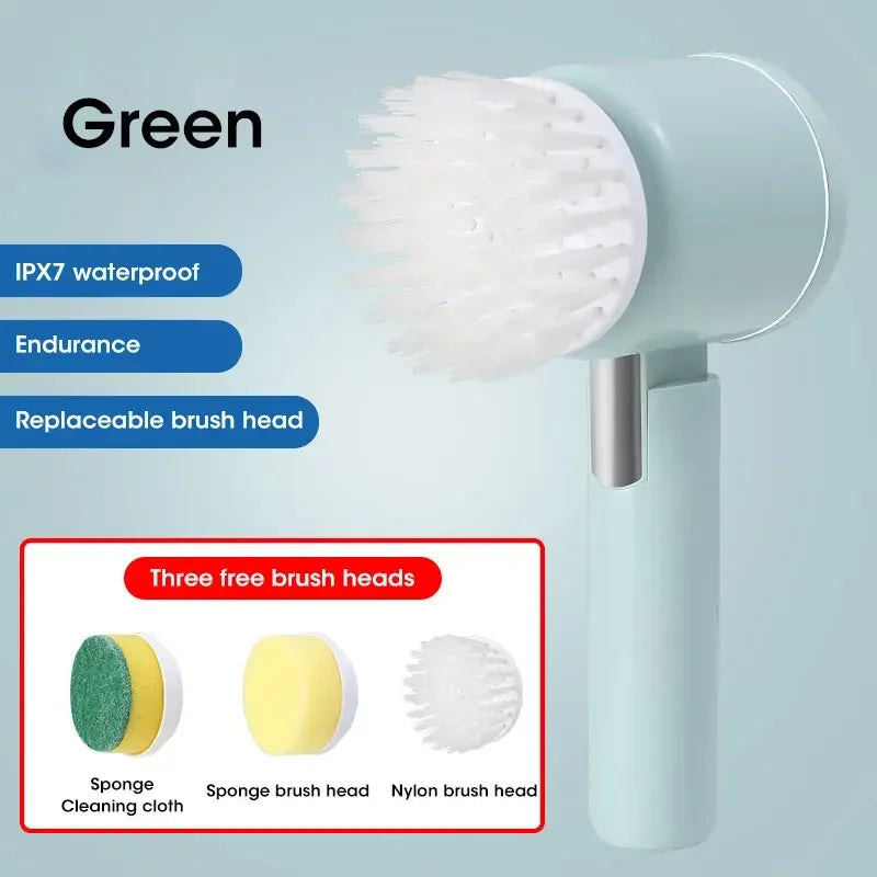 Multi functional Electric Cleaning Brush  Wireless Handheld Power Scrubber