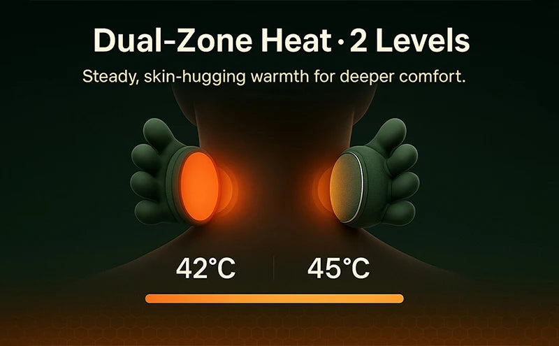 2025 Bionic N7 Neck & Shoulder Massager – 3 Modes, Full Body Kneading Pillow
