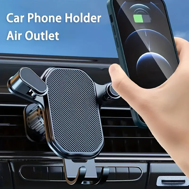 Universal Car Air Vent Phone Holder Mount | Stable Gravity Support for 4.7–6.7 Inch Smartphones