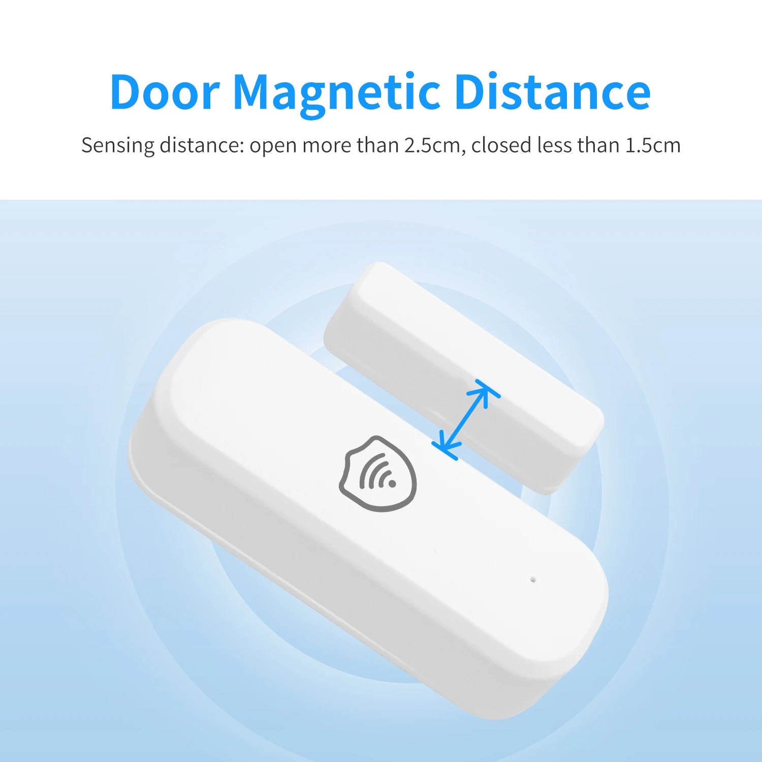 Tuya WiFi / Zigbee Door Window Sensor Detector | Anti-Theft Contact Alarm for Smart Life, Alexa & Google Home