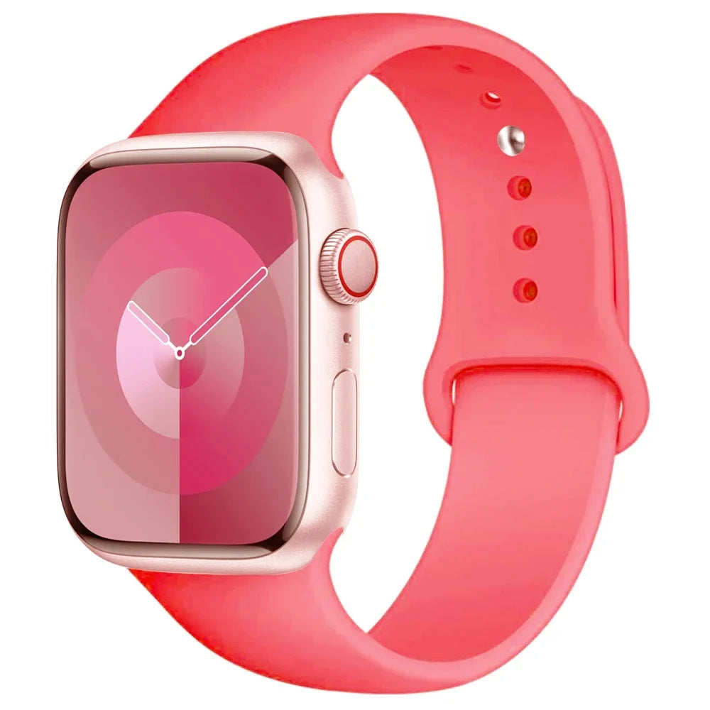 Apple Watch Silicone Sport Band | Soft Replacement Strap for Apple Watch (38mm - 49mm, All Series & Ultra)