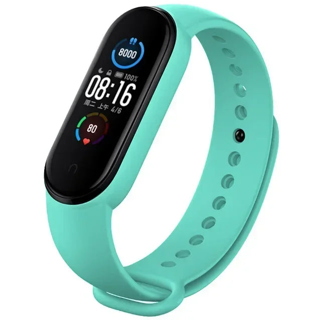 Premium Silicone Strap for Xiaomi Mi Band 7/6/5/4/3 | Colorful Replacement Wristband