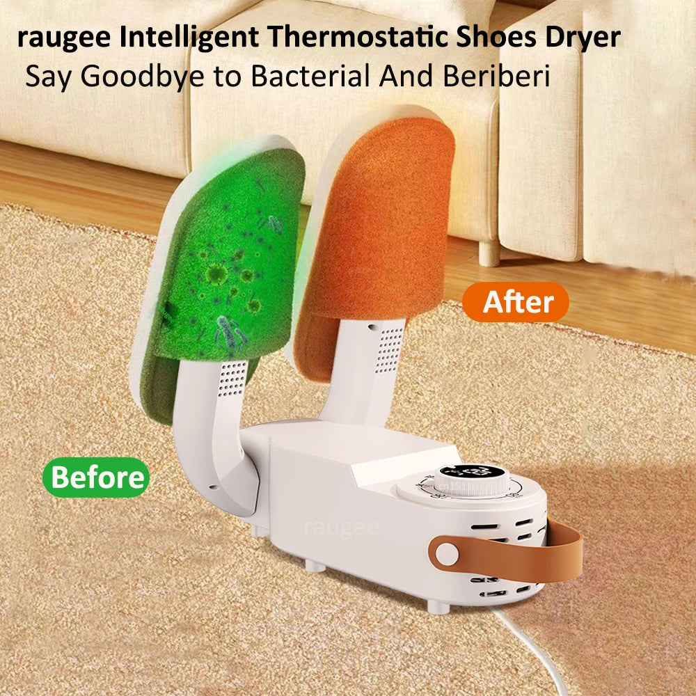 Portable Foldable Electric Shoe & Boot Dryer – 220V for Sneakers & Slippers