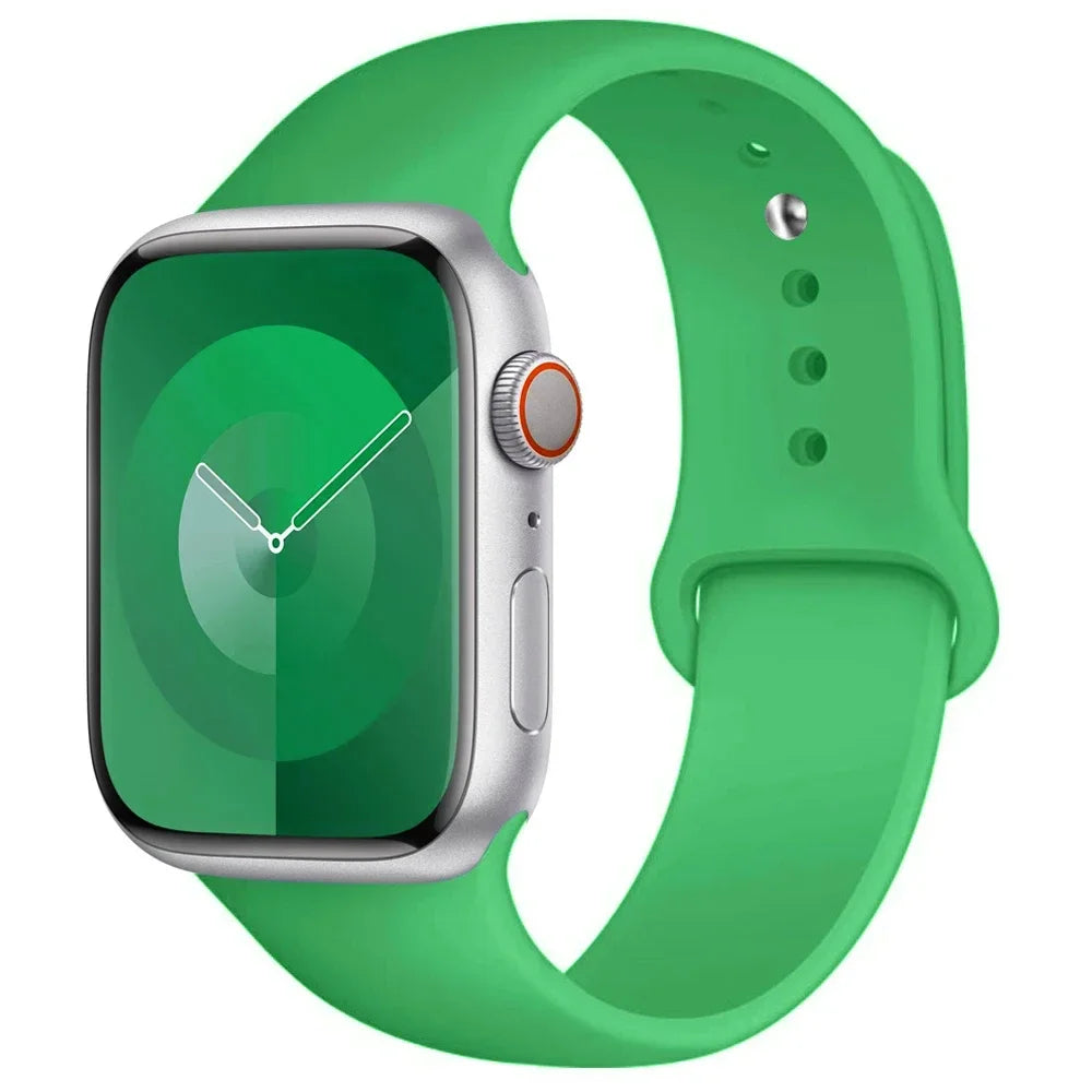 Apple Watch Silicone Sport Band | Soft Replacement Strap for Apple Watch (38mm - 49mm, All Series & Ultra)