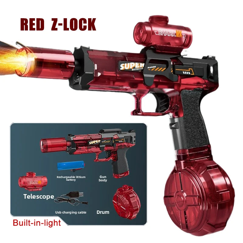 Electric Water Guns for Adults & Kids | Powerful Squirt Summer Outdoor Beach Blaster Toy