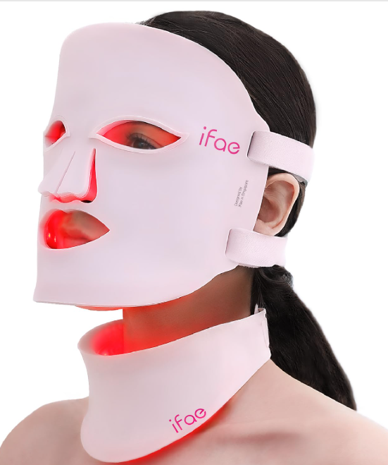 LED Silicone Face Mask – 7 Colors Photon Light Therapy (Wireless)