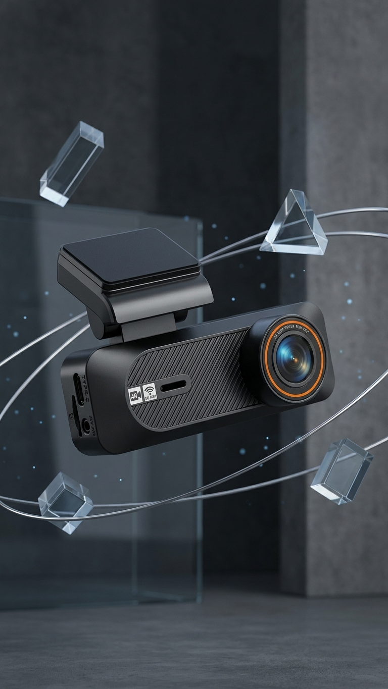 MAXTOSS 4K Dual Dash Cam with ADAS & GPS | 5G WiFi Front 4K + Rear 2.5K Night Vision Smart Car DVR